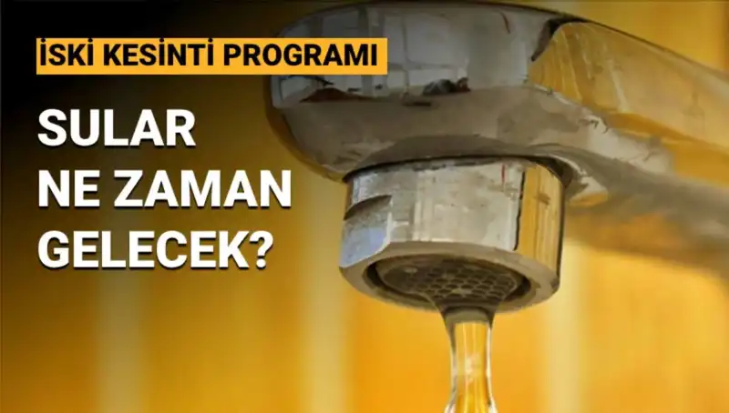 Üsküdar ve Ümraniye'de Su Kesintisi: İSKİ'nin 14 Mayıs Programı Açıklandı