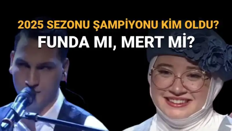 O Ses Türkiye 2025'te Şampiyon Kim Olacak? Funda mı Mert mi?