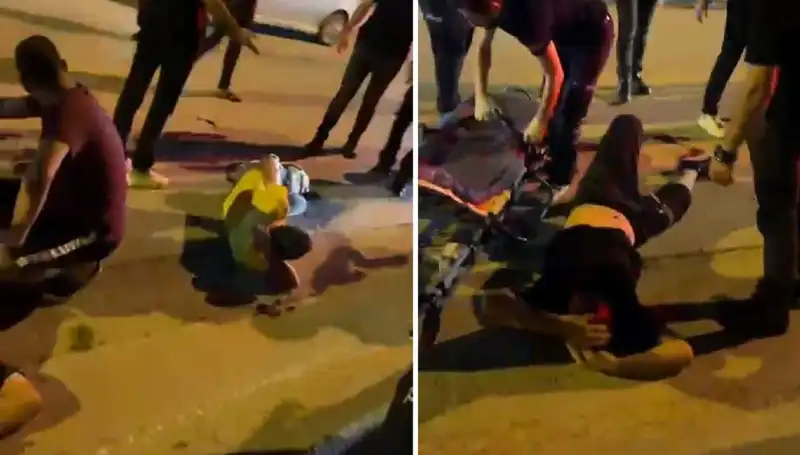 Otomobilden Açılan Ateşin Ardından 2 Kişi Yaralandı, Olay Şoku Sarmaladı