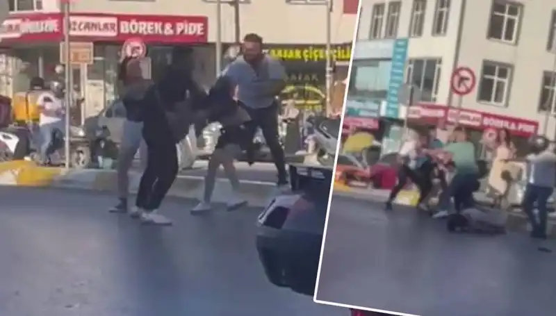 Esenyurt'ta Motosikletli İki Kadına Uygulanan Şiddet Korkunç Anlar Yaşattı
