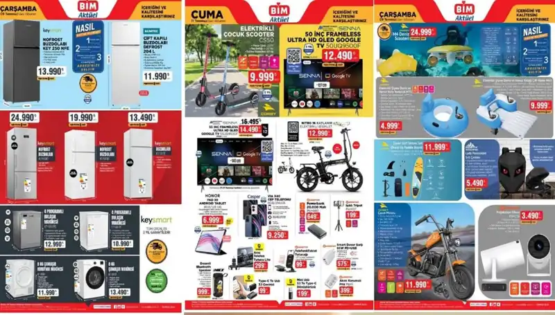 BİM'den Beklenen Aktüel Katalog: Hayalinizdeki Ürünler 8-11 Temmuz 2025’de!