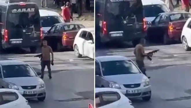 Başakşehir'de Pompalı Tüfekle Sokakları Kapatan Şok Olay!
