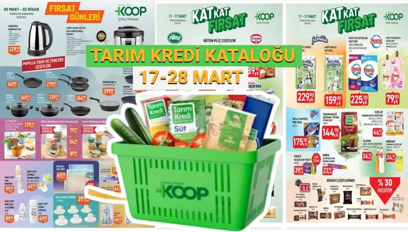 Tarım Kredi Kooperatif Marketleri’nde Mart Ayına Özel Şaşırtıcı İndirimler