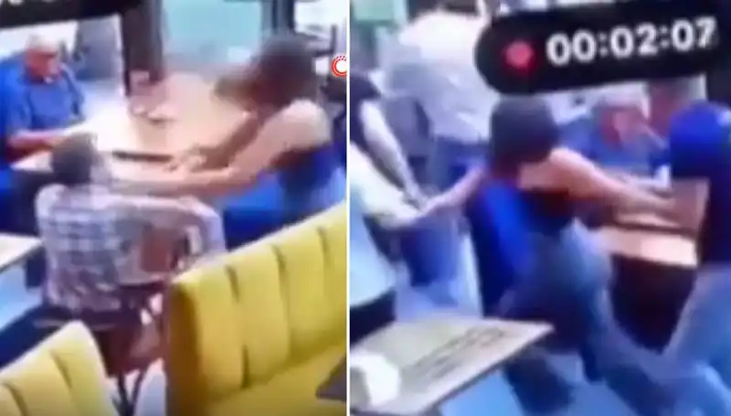 Garsona Tokat Attı, Fakat Karşısında Dayak Gördü: Restoran Kavgası
