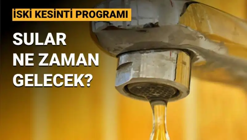 İstanbul'da Su Kesintileri Başlıyor: İSKİ'nin 3 Mayıs Programı Açıklandı!